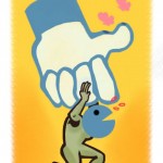 illustratie, Atlas het gewicht van facebook-likes
