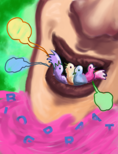 Illustratie voor blogpraat